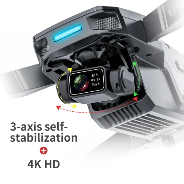 KF101 MAXS GPS Drone 4K Camera 3-Axis Gimbal Brushless Anti-Shake EIS HD Camera Drone 3KM Flight RC Drone Ship from US - Image 4