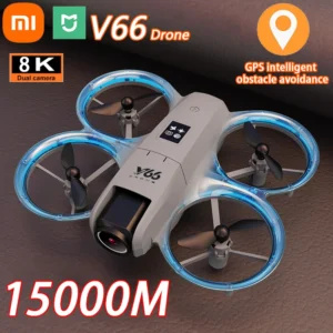 Xiaomi V66 Mini Drone 8K Profession HD Wide Angle Camera WiFi FPV RC Dron Height Keep Helicopter Foldable Quadcopter Kids Toys