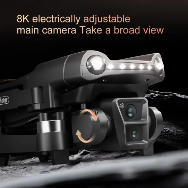 For Xiaomi V198 MAX GPS Drone 8K HD Aerial Photography Dual Camera Brushless Quadrotor Laser Obstacle Avoidance Aerial Optical - Image 5