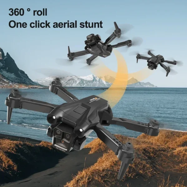 M4 RC Drone 8K Professinal with Wide Angle Triple HD Camera Foldable RC Helicopter WIFI FPV Height Hold Toy Drone Birthday Gifts - Image 5