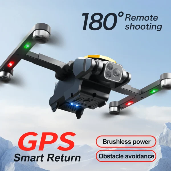2024 M8Pro RC Drone 4K Professinal With 1080P Wide Angle HD Camera Foldable Helicopter WIFI FPV Height Hold Gift Toy - Image 4