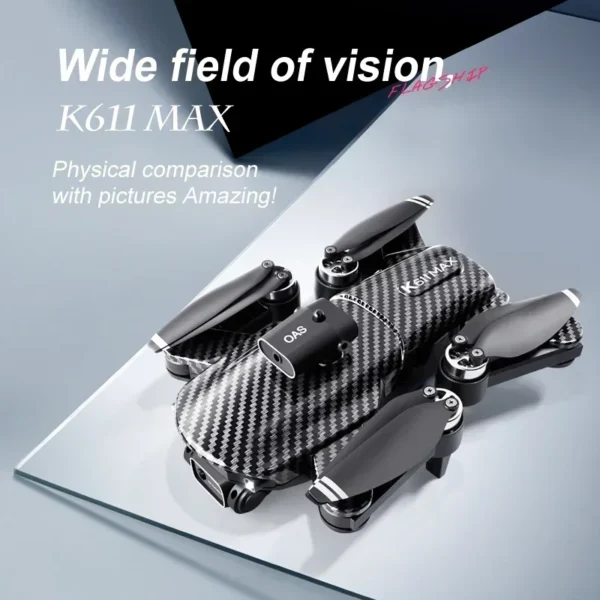 NEW K611 MAX Drone 8K Professional HD Dual Camera Obstacle Avoidance Brushless Motor 4K Foldable Quadcopter RC Dron Toys Battery - Image 4