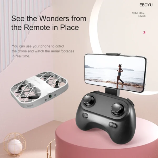 JJRC H107 8k Drone wifi fpv drones with camera hd 4k remote control helicopter Plane Pocket Quadcopter Christmas Gift for boys - Image 6
