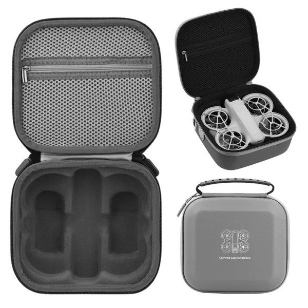 Drone Carrying Case for DJI Neo Mini Portable Travel Storage Bag Waterproof Shockproof Shoulder Bag with Strap - Image 3