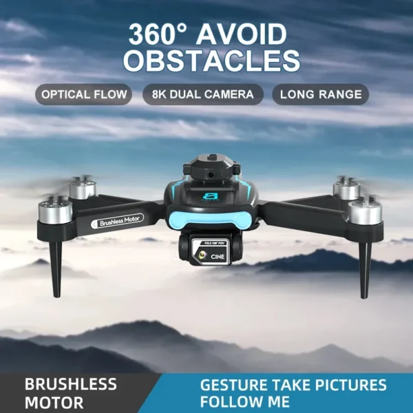 F169 8K Rc Drone 4k Professional Camera 2.4G WIFI Obstacle Avoidance Helicopter Remote Control Quadcopter RC Toys - Image 2