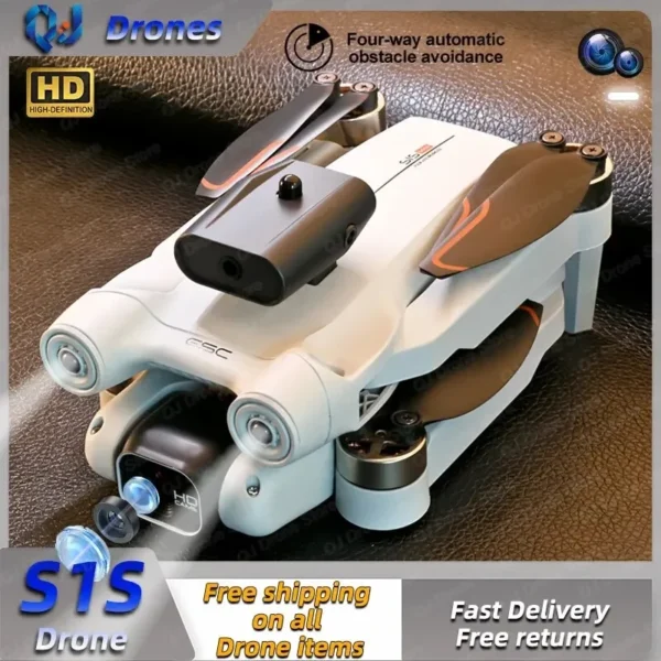 S1S Drone 5G Wifi 4K Professional 8K HD Camera Brushless 360° Obstacle Avoidance Optical Flow RC Foldable Quadcopter Toys Gifts - Image 6