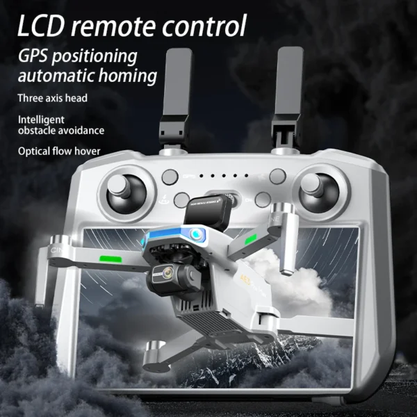 AE3 PRO Max NEW LCD SC GPS Drone 8K Dual Camera 5G Wifi FPV 3-Axis Gimbal Professional Obstacle Avoidance Quadcopter RC Dron Toy - Image 4
