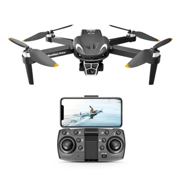 V166 drone with 8K 4K dual cameras Obstacle avoidance optical positioning foldable Wifi Fpv Brushless RC Dron Quadcopter Toy - Image 2