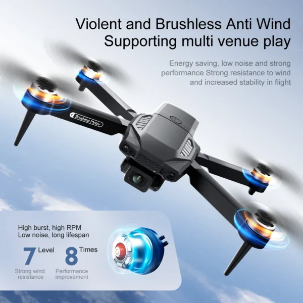 F198 Drone WIFI FPV HD Aerial Photography Wide Angle Dual Camera Professional With 1080P Brushless RC Foldable Quadcopter - Image 4