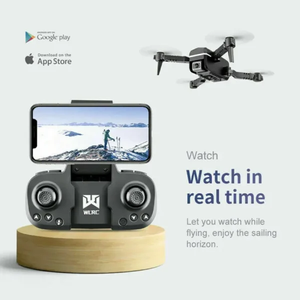 Quad air Drone RC Drone 4K HD Dual Camera WIFI FPV KK1 2 x Battery Rc Quadcopter - Image 6