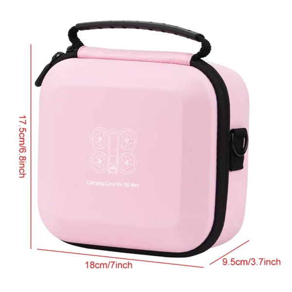 Drone Carrying Case for DJI Neo Mini Portable Travel Storage Bag Waterproof Shockproof Shoulder Bag with Strap - Image 5