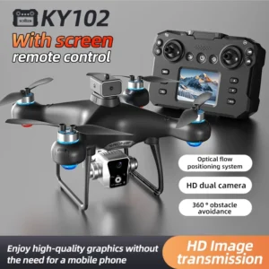 2024 New KY102 MAX Drone Professional brushless 8k Camera Four-Axis Aerial Photography with Screen Remote Control 5G WIFI GPS