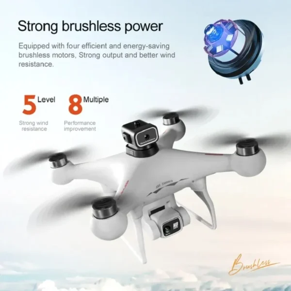 S116 MAX Drone Professional with 3 Batteries 8K Dual Camera Optical Flow Brushless 360° Obstacle Avoidance WIFI FPV RC Dron Toys - Image 5