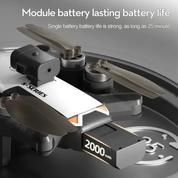 New S2S Mini Drone Profesional 8K HD Camera Fly 25Min Obstacle Avoidance Brushless Foldable Quadcopter Optical For Xiaomi - Image 3