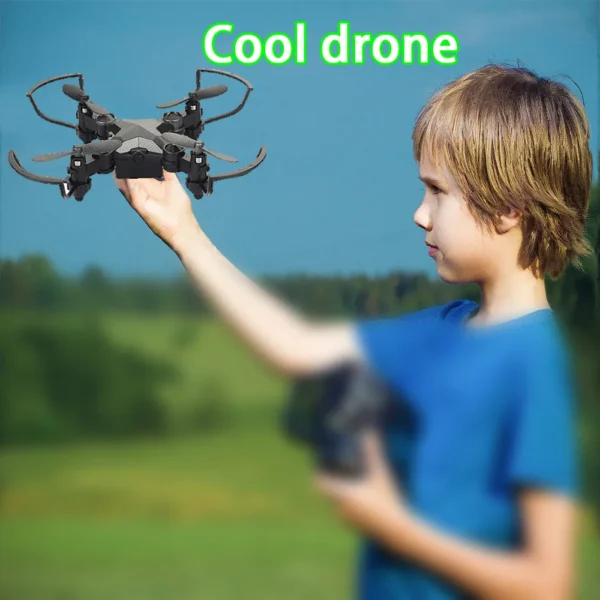Luggage Mini Drone - High Definition Aerial Photography WIFI Four Axis Folding Remote Control Watch Sensing Aircraft Gifts - Image 4