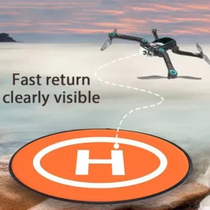 Drone Quadcopters Universal Foldable Landing Pad RC Mat for Quadcopter Parking Apron 55cm Size Easy to Carry and Store
