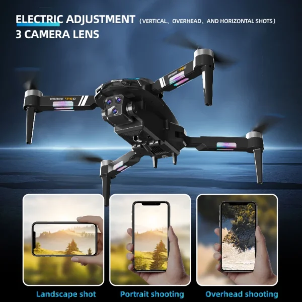 New K706 Drone Professional Dual Camera With 1080P WIFI FPV HD Aerial Photography Wide Angle Brushless RC Foldable Quadcopter - Image 4