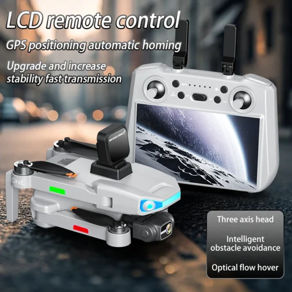 AE3 PRO Max NEW LCD SC GPS Drone 8K Dual Camera 5G Wifi FPV 3-Axis Gimbal Professional Obstacle Avoidance Quadcopter RC Dron Toy - Image 5