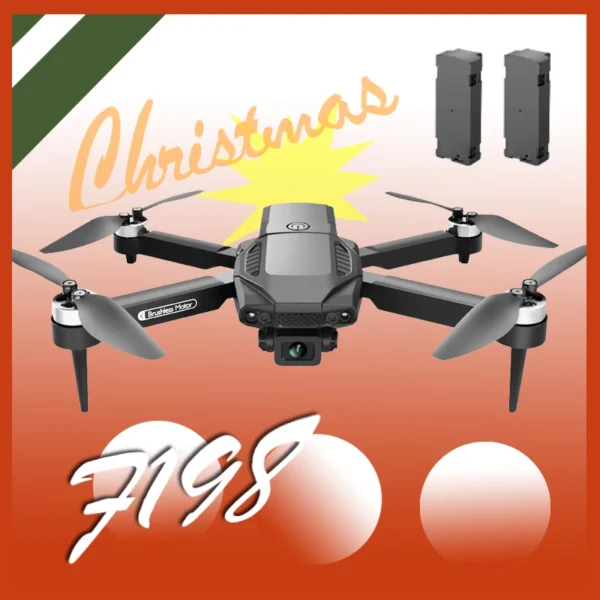 2024 NEW F198 Drone WIFI brushless electric machine Optical flow localization FPV RC Foldable quadcopter Toy gift - Image 3