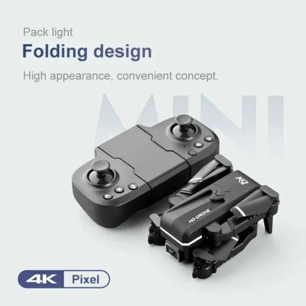 Quad air Drone RC Drone 4K HD Dual Camera WIFI FPV KK1 2 x Battery Rc Quadcopter - Image 5