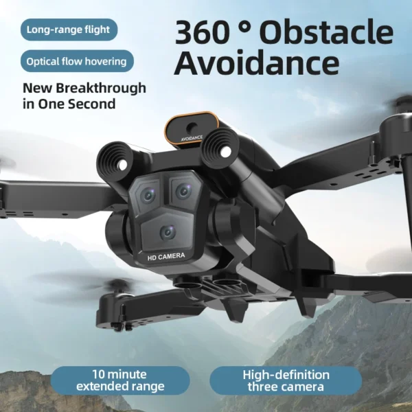 Xiaomi M4 pro Drone 4K Aerial Professinal With Wide Angle Triple HD Camera Foldable RC Helicopter WIFI FPV Height Hold Toy Drone - Image 5