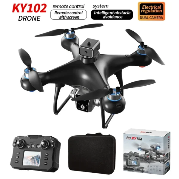 2024 New KY102 MAX Drone Professional brushless 8k Camera Four-Axis Aerial Photography with Screen Remote Control 5G WIFI GPS - Image 5