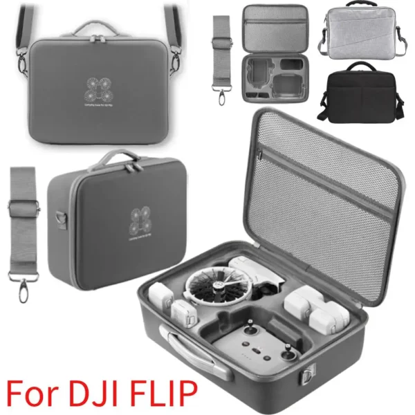 For DJI FLIP Storage Bag Portable Carrying Case Shockproof Travel Storage Bag Hard Shell Waterproof Protective Case for DJI Flip