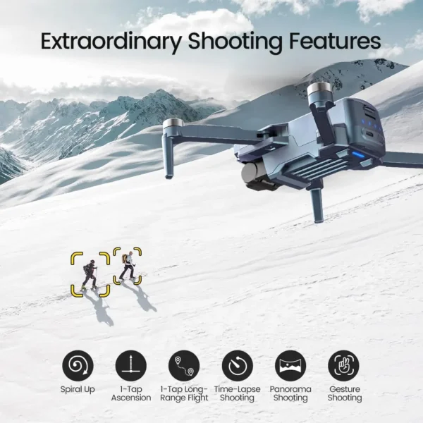 Holy Stone HS360S GPS Drone, 4K UHD Camera, 249g, 10000 Feet Video, Auto Return, Follow Me, Brushless Motor,C0. - Image 4