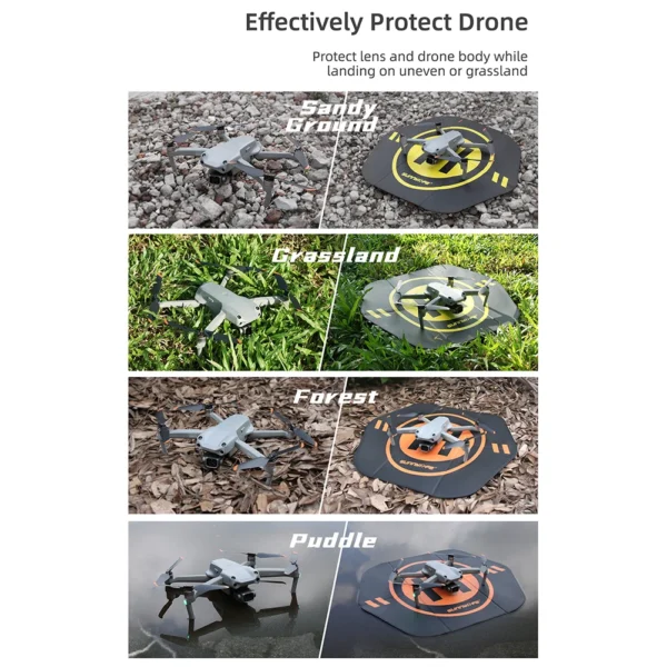 55CM Drone Parking Apron Pad for General Mini SE Foldable Landing Pad for Mavic Air 2 RC Quadcopters Accessories
