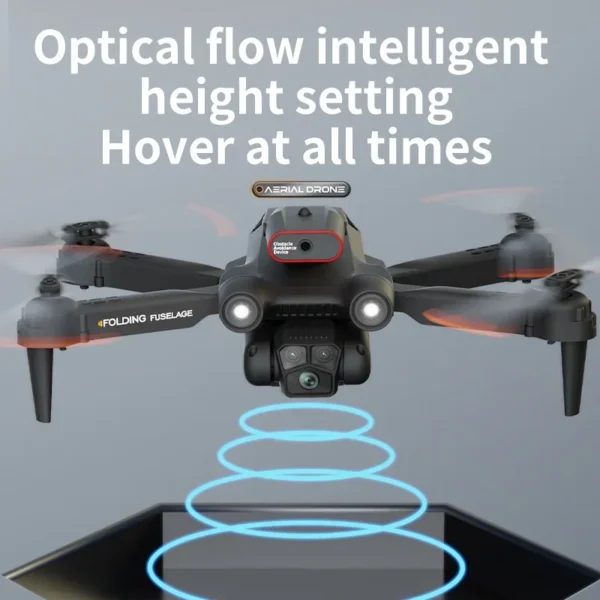 New M17 Max Drone 8K Professinal Optical Flow Dron Triple HD Camera Foldable RC Helicopter WIFI FPV Height Hold Apron Sell LED - Image 6