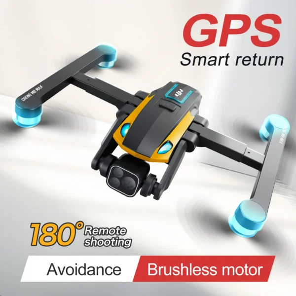 2024 M8Pro RC Drone 4K Professinal With 1080P Wide Angle HD Camera Foldable Helicopter WIFI FPV Height Hold Gift Toy - Image 3