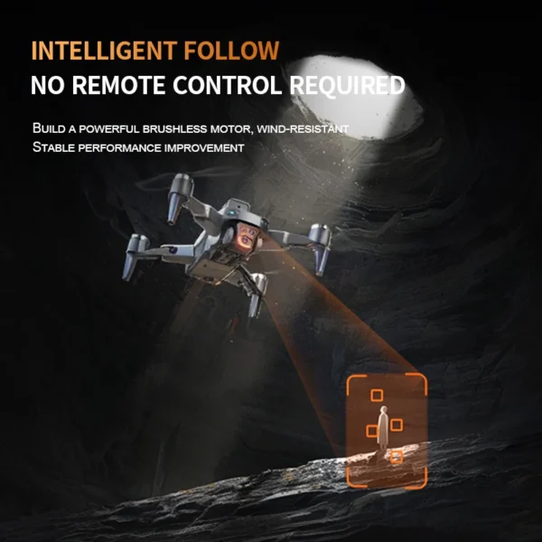 2024 Monster M20 Drone 6K Professional HD Camera No GPS Foldable Quadcopter Obstacle Avoidance Brushless RC Dron Toys Gifts - Image 3