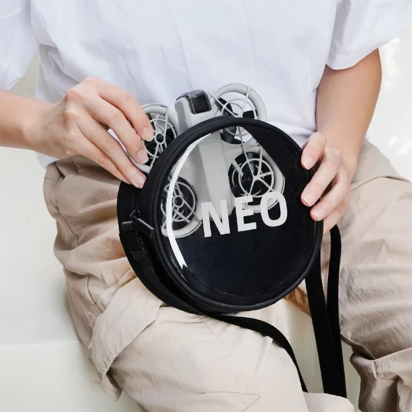 Porable Storage Bag for DJI NEO PU Leather Travel Case with Adjustable Strap for DJI NEO Drone Aceessories - Image 3