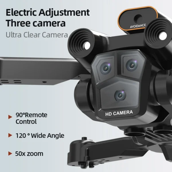Xiaomi M4 pro Drone 4K Aerial Professinal With Wide Angle Triple HD Camera Foldable RC Helicopter WIFI FPV Height Hold Toy Drone - Image 6