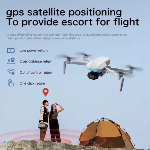 Mini Drone with Screen Professional 5G GPS 8K HD Cameras EIS 4K Aerial 3-Axis Gimbal Anti-shake Brushless Drones S-X1 RC Dron - Image 4