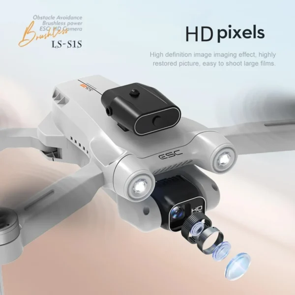 S1S Drone 5G Wifi 4K Professional 8K HD Camera Brushless 360° Obstacle Avoidance Optical Flow RC Foldable Quadcopter Toys Gifts - Image 3