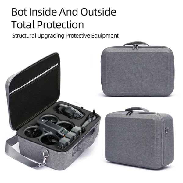 for DJI Avata 2 Portable Case Compatible Goggles 3 Fly Smart Combo Large-capacity FPV RC Storage Bag Outdoor Shooting - Image 4