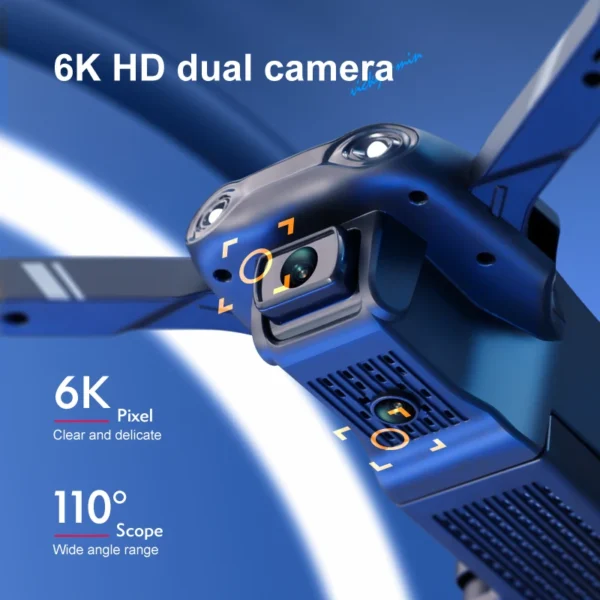 NEW V13 Mini Drone 4K HD Professional With 1080P Dual Camera 2.4G WIFi FPV Dron Foldable RC Quadcopter Gift Toy - Image 3