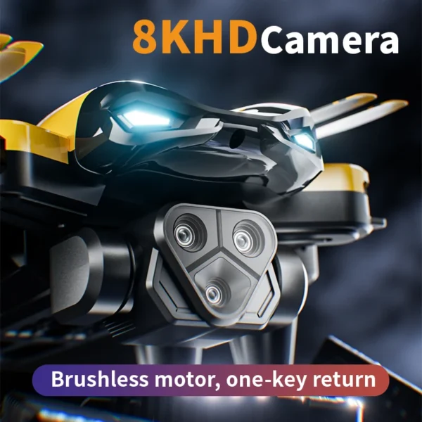 KBDFA New M5 Max Drone 8K Professinal 4K HD Camera Wide Angle Optical Flow Localization Brushless Motor RC Quadcopter Apron Sell - Image 3
