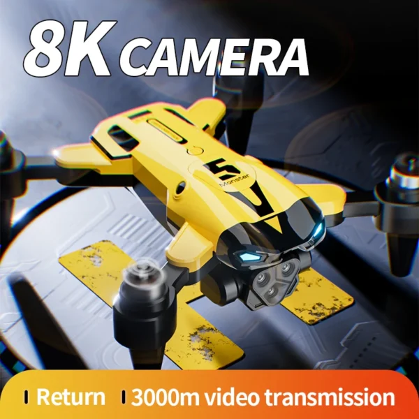 KBDFA New M5 Max Drone 8K Professinal 4K HD Camera Wide Angle Optical Flow Localization Brushless Motor RC Quadcopter Apron Sell - Image 5