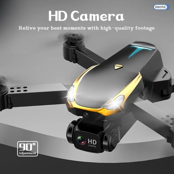 M8 Dual Camera Drone Toys Drone with 2 Batterys, Intelligent Obstacle Avoidance, Optical Flow, HD Camera, 360-degree rolling - Image 4