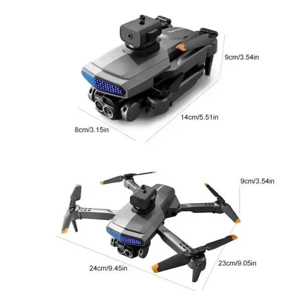 New D6 8K Drone Professional HD Dual Camera Optical Flow Localization Obstacle Avoidance WIFI FPV RC Foldable Quadcopter Toys - Image 2