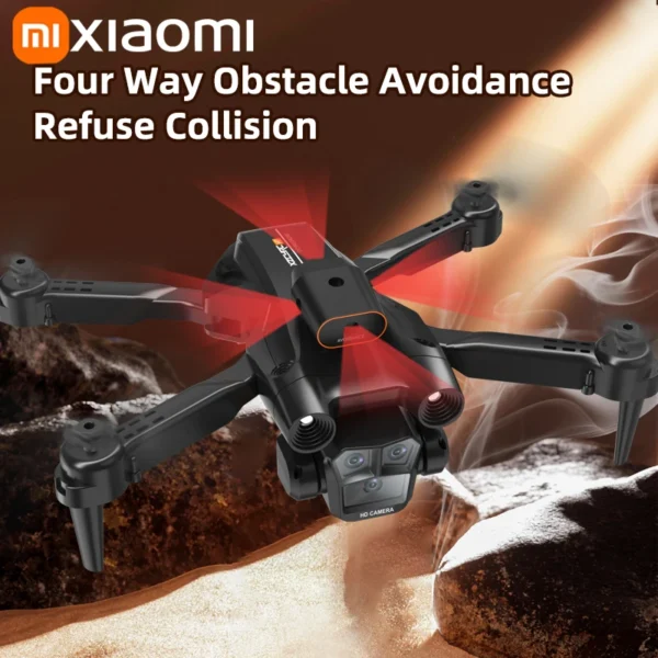 Xiaomi M4 pro Drone 4K Aerial Professinal With Wide Angle Triple HD Camera Foldable RC Helicopter WIFI FPV Height Hold Toy Drone - Image 3
