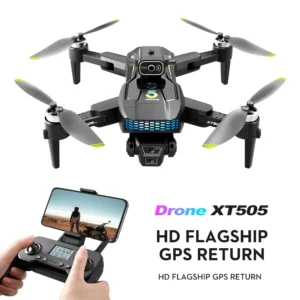 XT505 RC Drone 8K HD Dual Camera GPS 5G Wifi 360° Obstacle Avoidance Brushless Motor Optical flow Foldable Quadcopter Toys Gifts