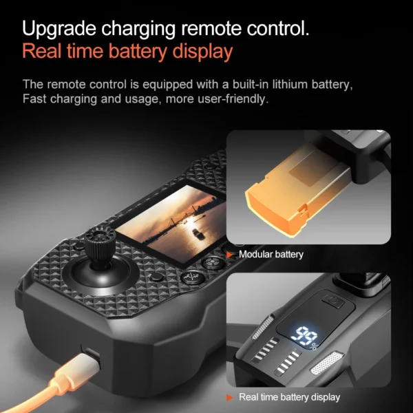 For Xiaomi M6 Drone 8K Professional HD Camera Drones 5G WIFI FPV 4k UAV large screen remote control RC Dron Children's Toys - Image 5