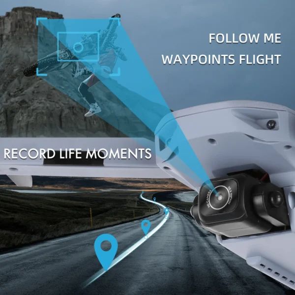 NBD Drone with Camera 4K for Adults Easy GPS Quadcopter for Beginner Brushless Motor 5GHz Transmission Auto Return Home - Image 2