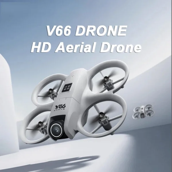 V66 Mini Rc Aerial Drone 8k Professinal Wide Angle Hd Dual Camera Intelligent Obstacle Avoidance Helicopter Drone Toy - Image 2