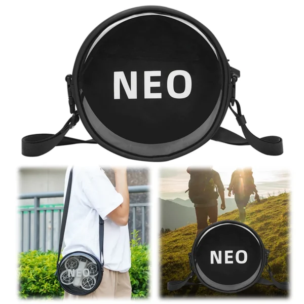 Porable Storage Bag for DJI NEO PU Leather Travel Case with Adjustable Strap for DJI NEO Drone Aceessories