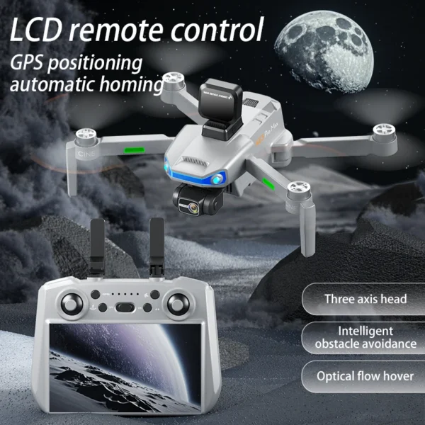 AE3 PRO Max NEW LCD SC GPS Drone 8K Dual Camera 5G Wifi FPV 3-Axis Gimbal Professional Obstacle Avoidance Quadcopter RC Dron Toy - Image 2