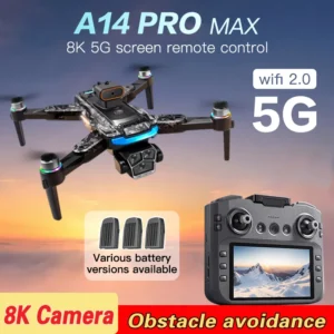 For Xiaomi A14 PRO MAX Drone Remote control with screen 8K 5G GPS Professional HD Aerial Photography Quadcopter Brushless drone